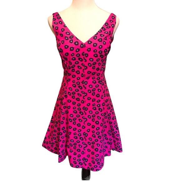 NEW Lilly Pulitzer Mambo Amuse Bouche Clove Pink Cheetah Dress NWT 2 - Picture 2 of 7